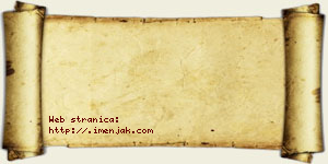 Trnjina Unjić vizit kartica